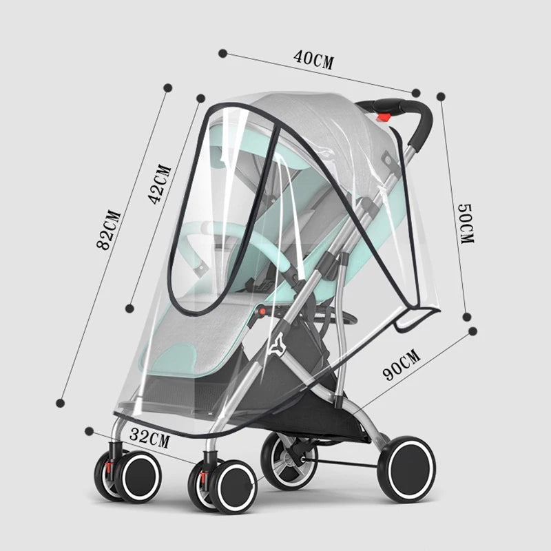 Drybubs Grande - Universal waterproof pram shield