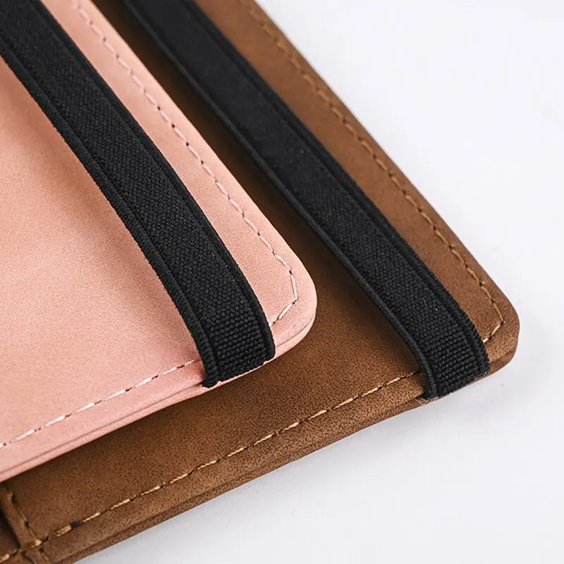 C&E- RFID Leather passport and debit cards holder